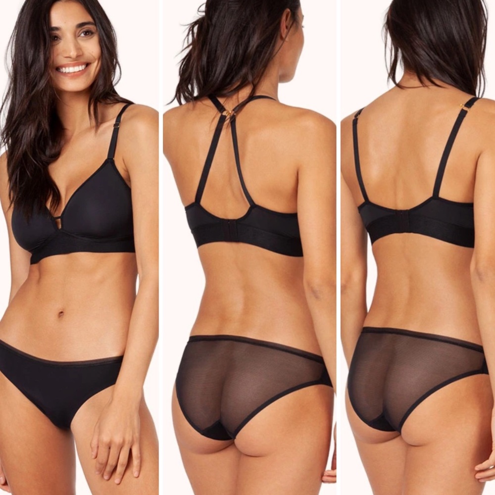 NWT Lively The Spacer Bra Black 32 D
